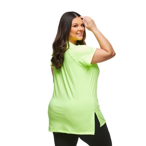 Blusa Plus Size Alongada Suplex Light