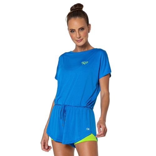 Blusa Manga Curta Barra Ajustável Aero Sport