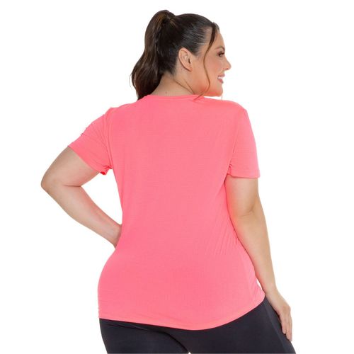 Blusa Plus Size Manga Curta Aero Sport