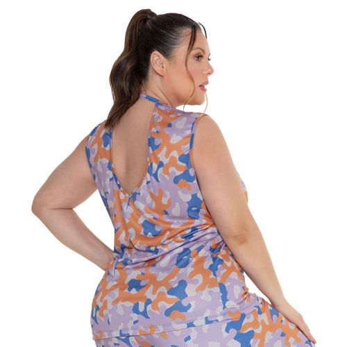 Regata Plus Size Stamp Helanquinha