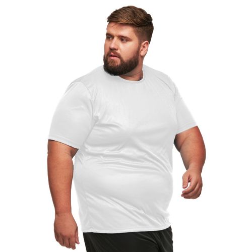 Camiseta Plus Size Gola Careca Helanquinha Dry Fit