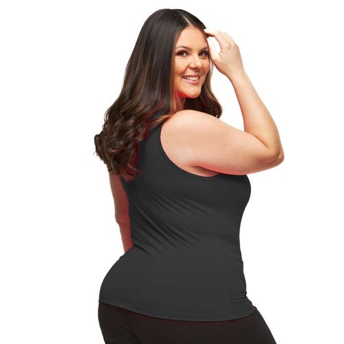 Regata Plus Size Alça Larga Suplex Light