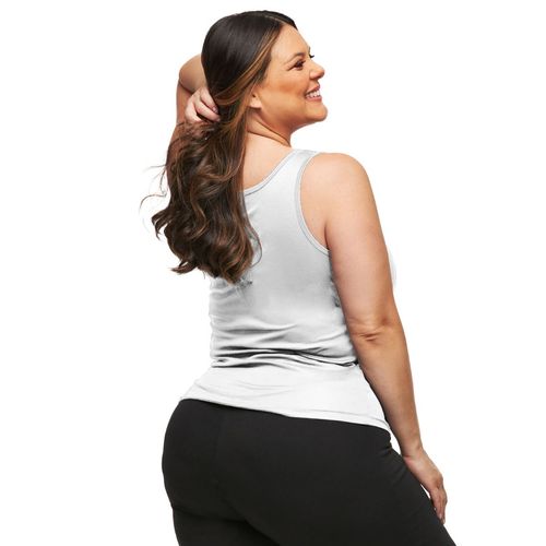 Regata Plus Size Alça Larga Helanquinha Dry Fit