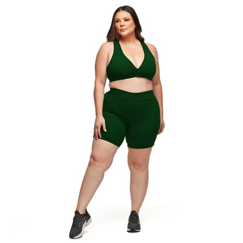 Bermuda Essentials Esportiva Básica Plus Size