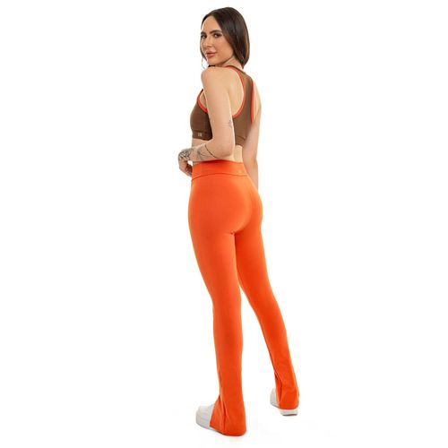 Calça Flare Fenda Frontal Victoria