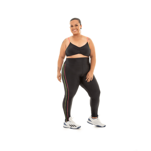 Legging Neon Black Plus Size
